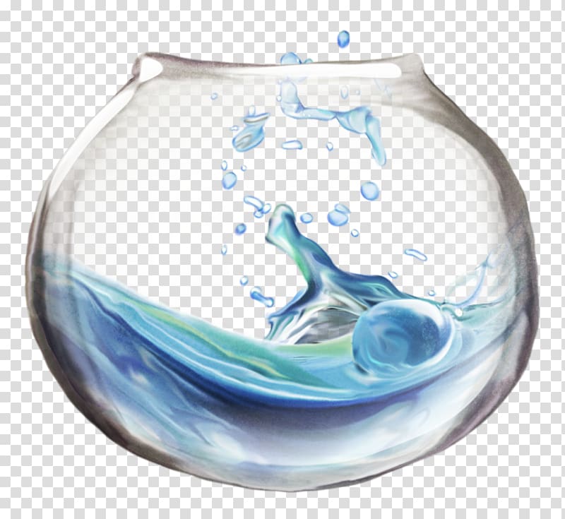 Aquarium Drawing Marine mammal, fish bowl transparent background PNG clipart
