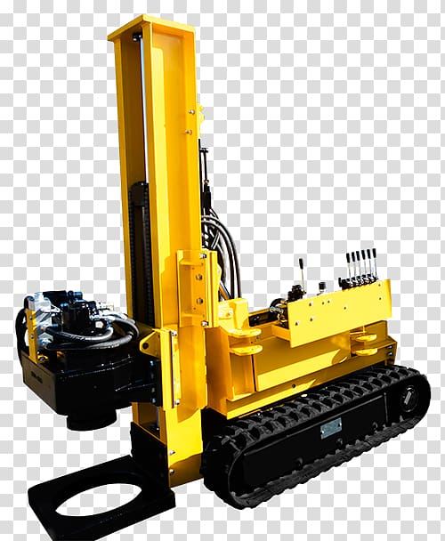 Drilling rig Machine Augers Deep foundation Pile driver, others transparent background PNG clipart