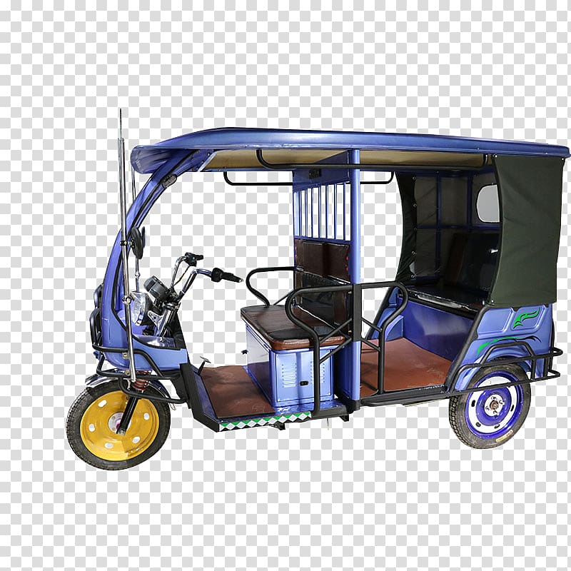 Rickshaw Car Electric trike Electric vehicle Tricycle, car transparent background PNG clipart