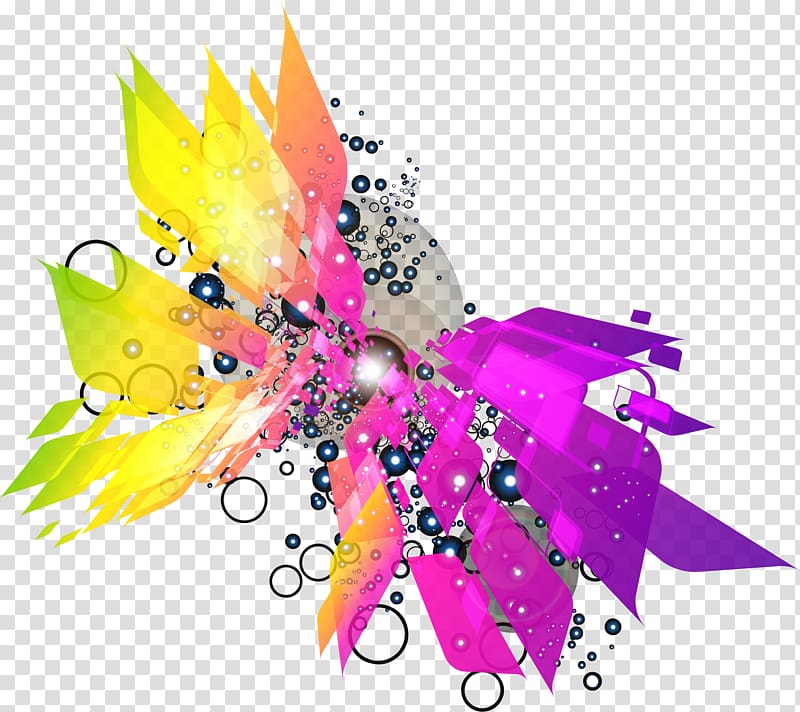 Graphic design Illustration, Color floating light effect transparent background PNG clipart
