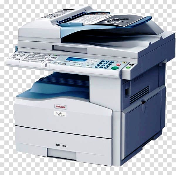 copier Ricoh Multi-function printer scanner, printer transparent background PNG clipart