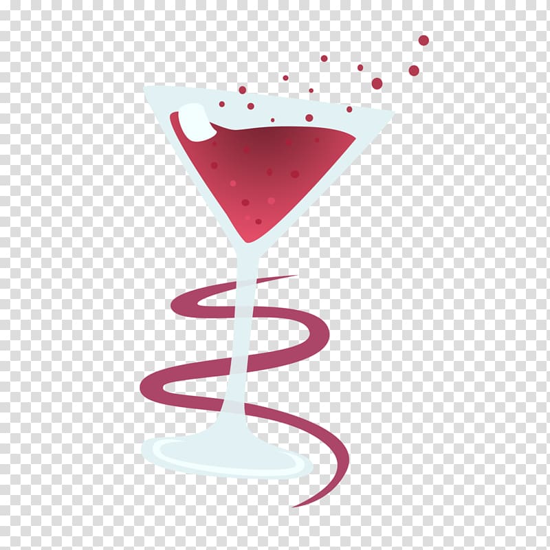 Wine cocktail Martini Sea Breeze Cocktail garnish, cartoon bartender transparent background PNG clipart