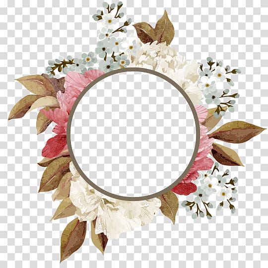 Frames Flower, wedding welcome transparent background PNG clipart