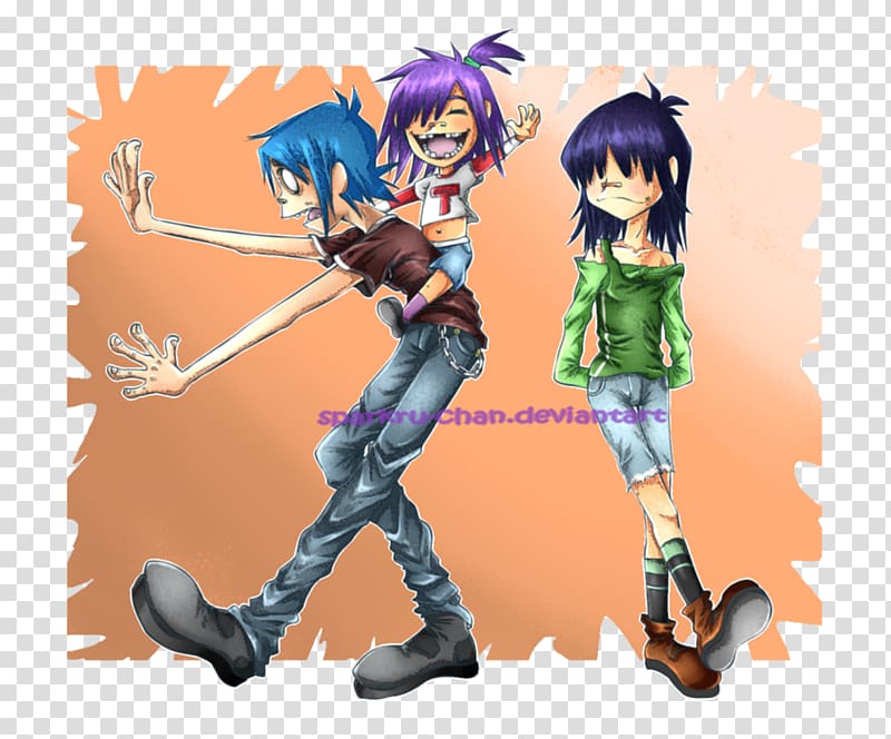 2-D Gorillaz Noodle Murdoc Niccals Daughter, Murdoc Is God transparent background PNG clipart