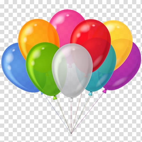 Gas balloon Birthday cake , balloon transparent background PNG clipart