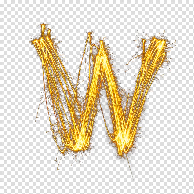 fire letter w transparent background PNG clipart