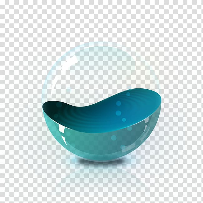 Blue Designer, Glass ball transparent background PNG clipart