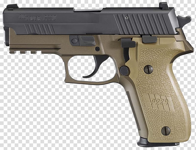 SIG Sauer P229 Firearm 9×19mm Parabellum SIG Sauer P220, Handgun transparent background PNG clipart