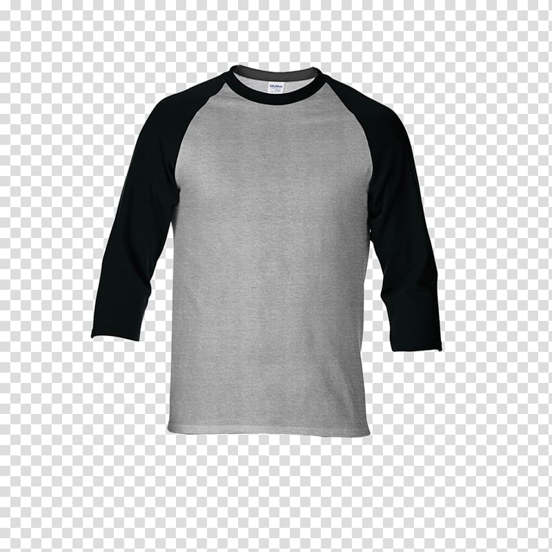 Long-sleeved T-shirt Gildan Activewear Raglan sleeve, COTTON transparent background PNG clipart