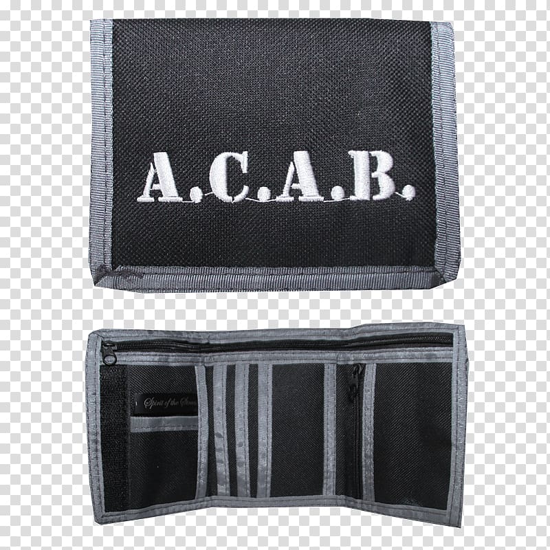 Wallet T-shirt A.C.A.B. Skinhead Grey, Wallet transparent background PNG clipart