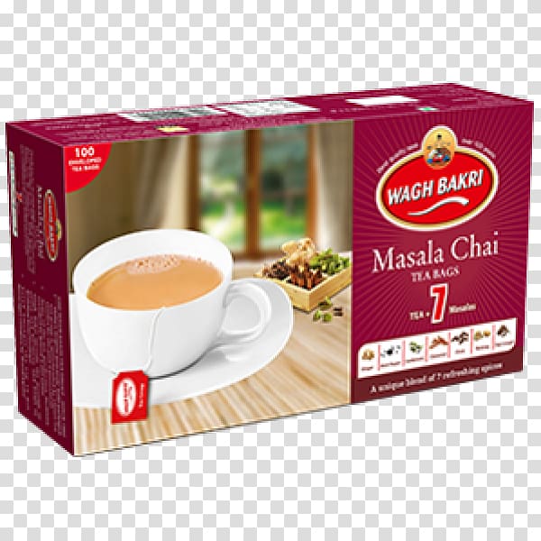 Wagh Bakri Masala Chai Tea Bags Green tea Wagh Bakri Masala Chai Tea Bags, tea transparent background PNG clipart