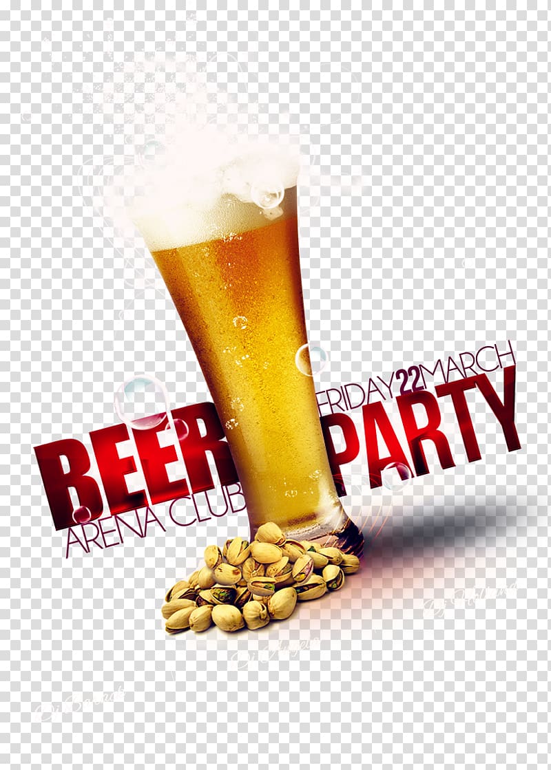 Beer Arena Club party advertisement, Beer festival Party Flyer Poster, beer transparent background PNG clipart
