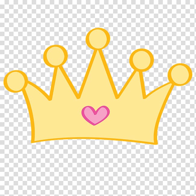 yellow princess tiara clip art