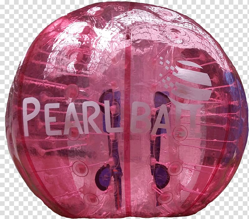 Pink M Sphere, Bubble soccer transparent background PNG clipart