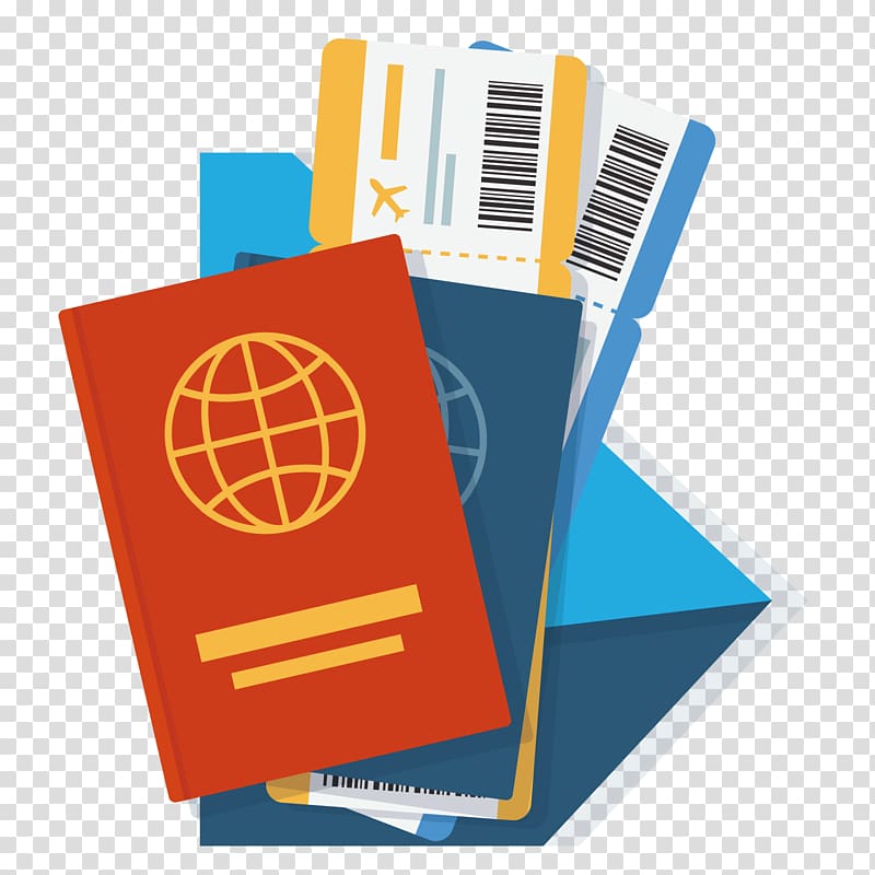 passport and plane ticket illustration, Naa Exchange Travel visa Passport Service, passport ticket transparent background PNG clipart
