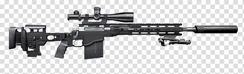 Sniper rifle Remington MSR Firearm, sniper rifle transparent background PNG clipart