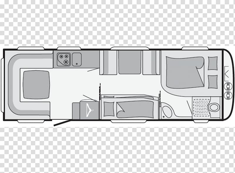 Campervans Dethleffs Caravaning Floor plan, eifell transparent background PNG clipart
