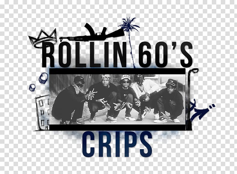 Rollin 60\'s Neighborhood Crips Gang signal Organization, the crips logo transparent background PNG clipart
