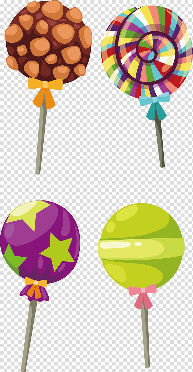 Lollipop Stick candy Dessert, Sweet lollipop transparent background PNG clipart