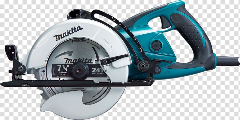 Circular saw Makita Spiral bevel gear Worm drive, hand saw transparent background PNG clipart