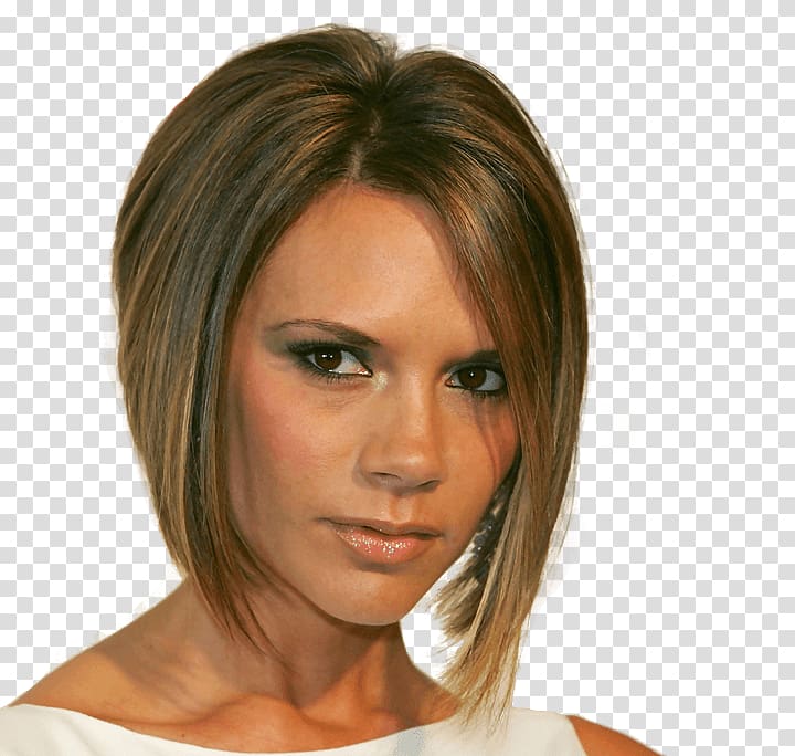 Victoria Beckham Bob cut Hairstyle Fashion, women hair transparent background PNG clipart