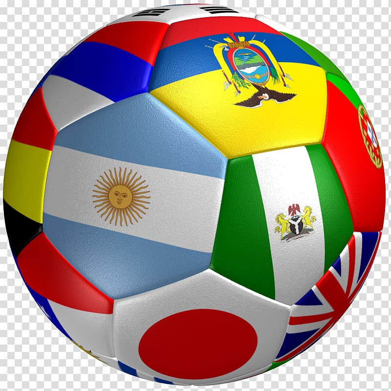 country flag soccer ball , 2014 FIFA World Cup Flag football, WorldCup transparent background PNG clipart
