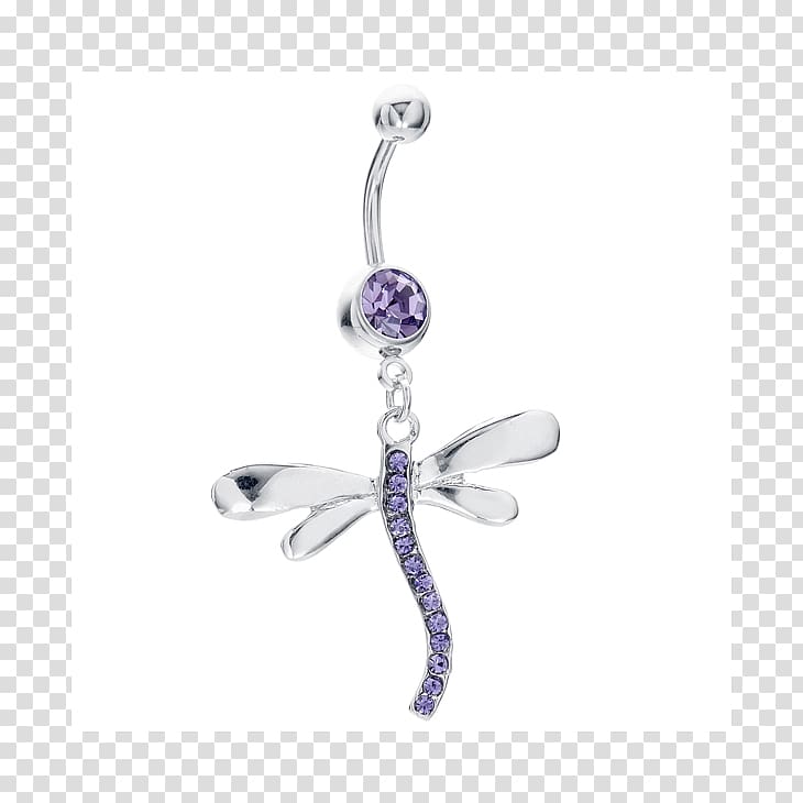 Pink Dragonfly Belly Ring - JGBeads