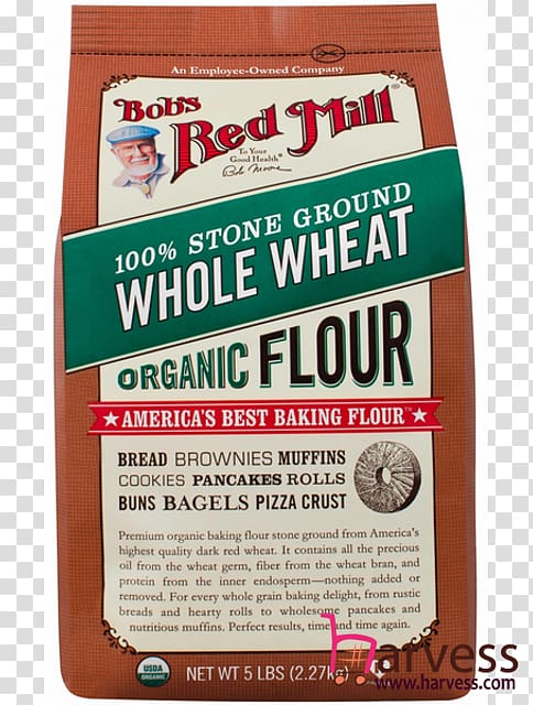 Organic food Whole-wheat flour Bob\'s Red Mill Whole grain, Whole-wheat Flour transparent background PNG clipart