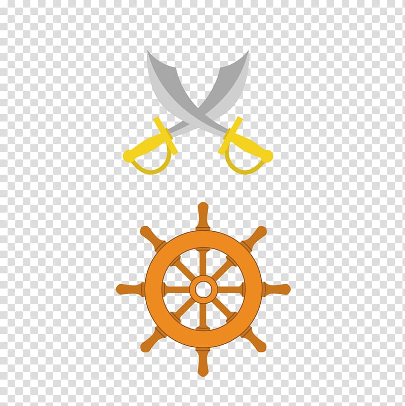 Ships wheel , pirate transparent background PNG clipart