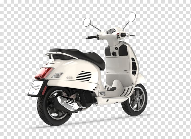 Piaggio Vespa GTS 300 Super Exhaust system Piaggio Vespa GTS 300 Super, motorcycle transparent background PNG clipart