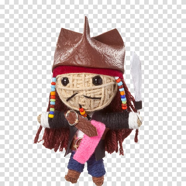 West African Vodun Voodoo doll Jack Sparrow Figurine, fairy tale material transparent background PNG clipart