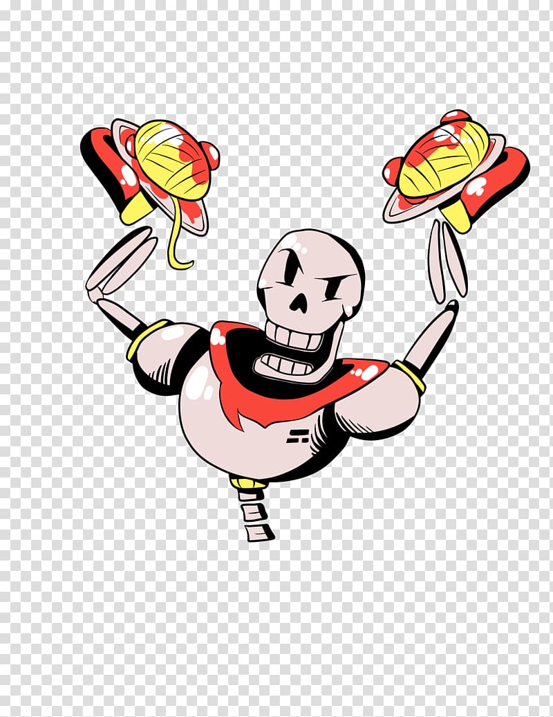 Undertale T-shirt Papyrus Notebook Sticker, spaghetti transparent background PNG clipart