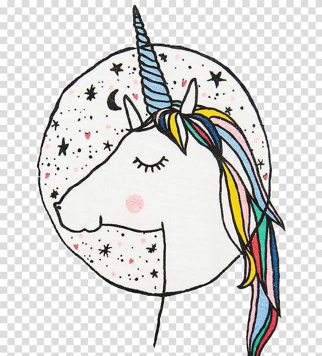 unicorn and moon , Unicorn T-shirt Horse, Cartoon Unicorn transparent background PNG clipart