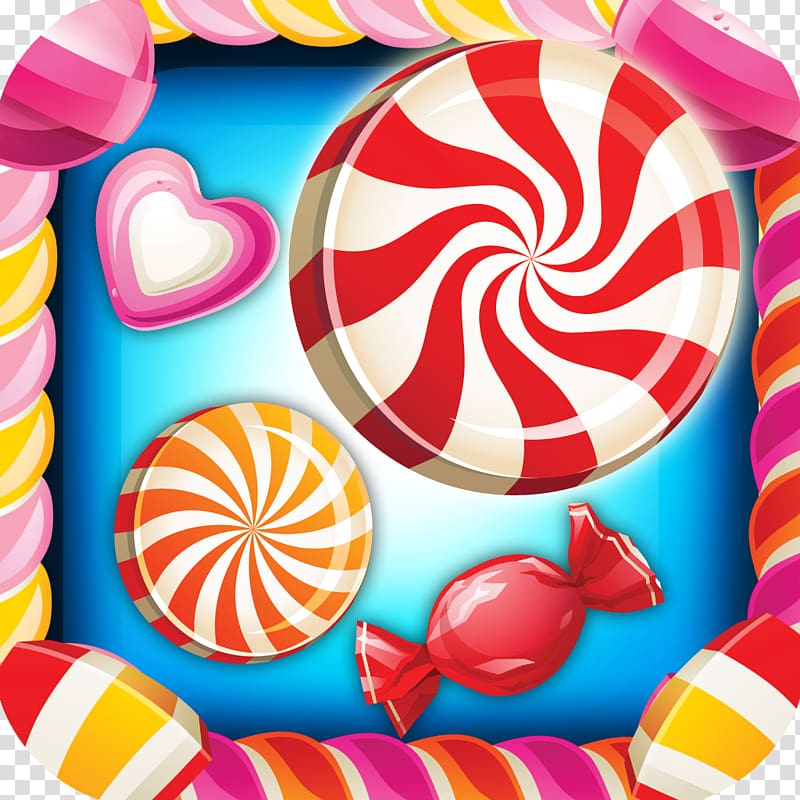 Lollipop Wonka Bar Candy cane, candy crush transparent background PNG clipart
