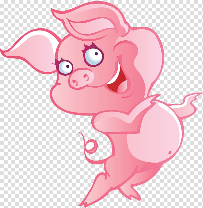 Domestic pig Miss Piggy Coloring book , boar transparent background PNG clipart