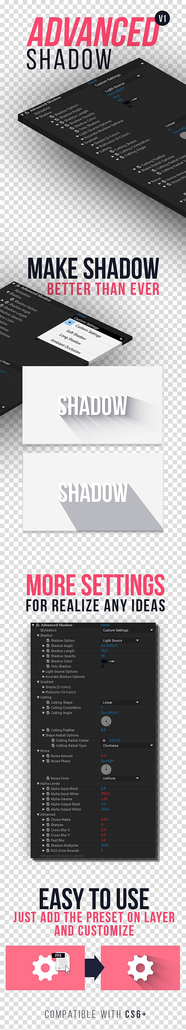 Adobe After Effects Shadow Plug-in Light macOS, light transparent background PNG clipart
