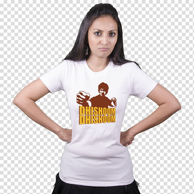 Shraddha Kapoor T-shirt Aashiqui 2 Bollywood, T-shirt for girls transparent background PNG clipart