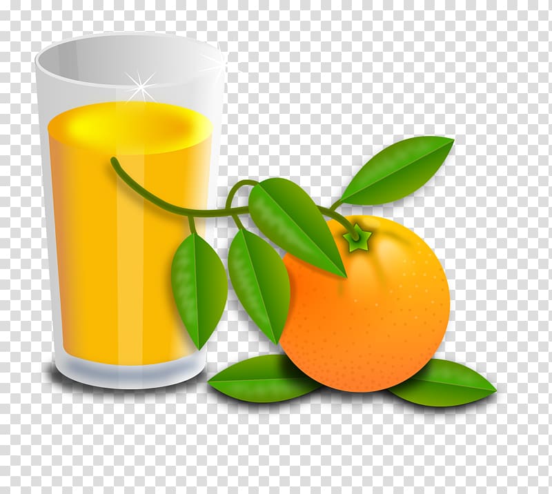 Mandarin orange Orange juice Vegetarian cuisine, juice transparent background PNG clipart
