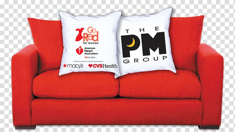 Sofa bed Couch Clic-clac Cushion Living room, american Heart Association transparent background PNG clipart