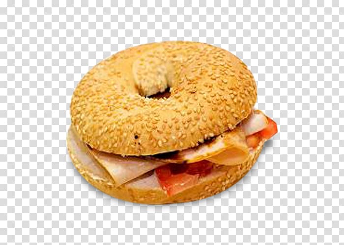 Breakfast sandwich Ham and cheese sandwich Fast food Bocadillo Bagel, Cream Cheese Bagel transparent background PNG clipart