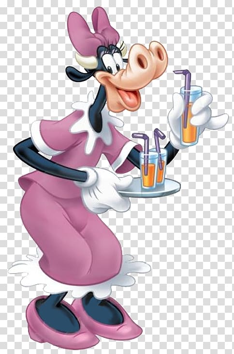 Clarabelle Cow Mickey Mouse Minnie Mouse Daisy Duck Horace Horsecollar, clarabelle cow transparent background PNG clipart