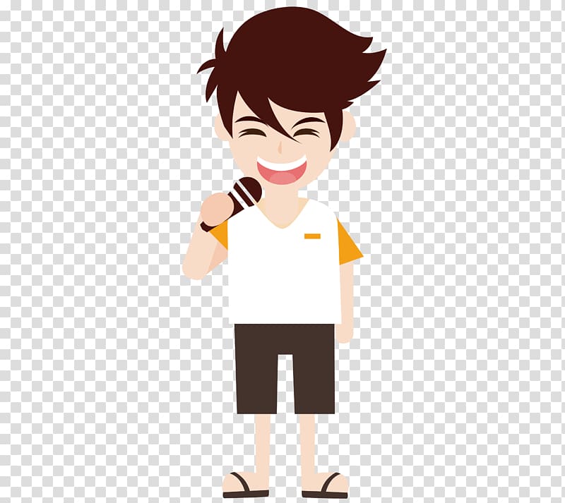 Singer Singing , Singing boy transparent background PNG clipart