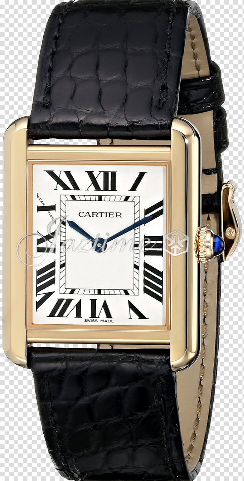 Cartier Tank Solo Amazon.com Watch, watch transparent background PNG clipart