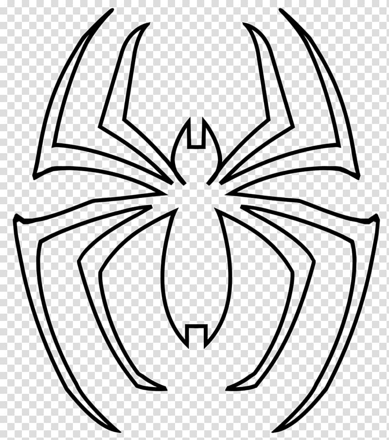 Spider-Man logo, Spider-Man 3 Venom Coloring book Superman logo, spider web transparent background PNG clipart