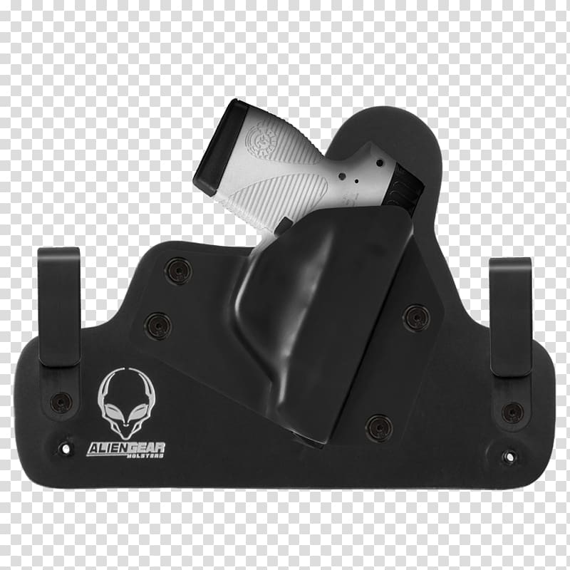 Gun Holsters Alien Gear Holsters Semi-automatic firearm Semi-automatic pistol Concealed carry, Handgun transparent background PNG clipart