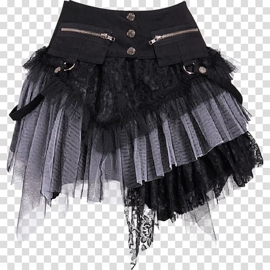 T-shirt Skirt Gothic fashion Clothing Dress, short skirt transparent background PNG clipart