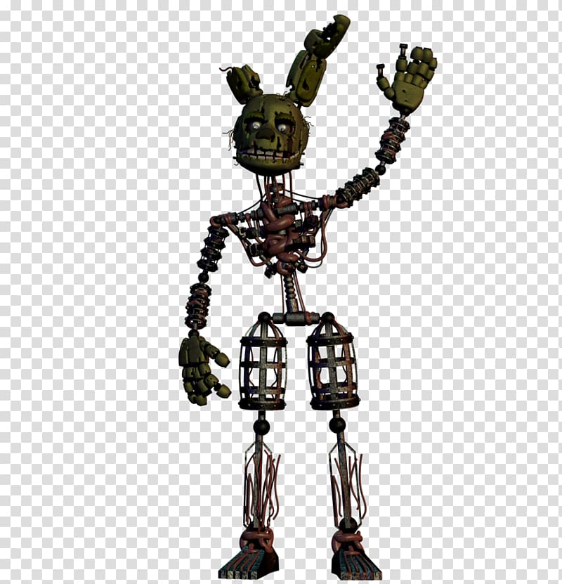 Five Nights at Freddy\'s 3 Digital art Robot, phantom endoskeleton transparent background PNG clipart