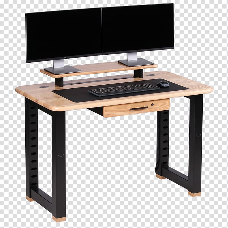 Laptop Table Computer desk Multi-monitor Computer Monitors, Laptop transparent background PNG clipart