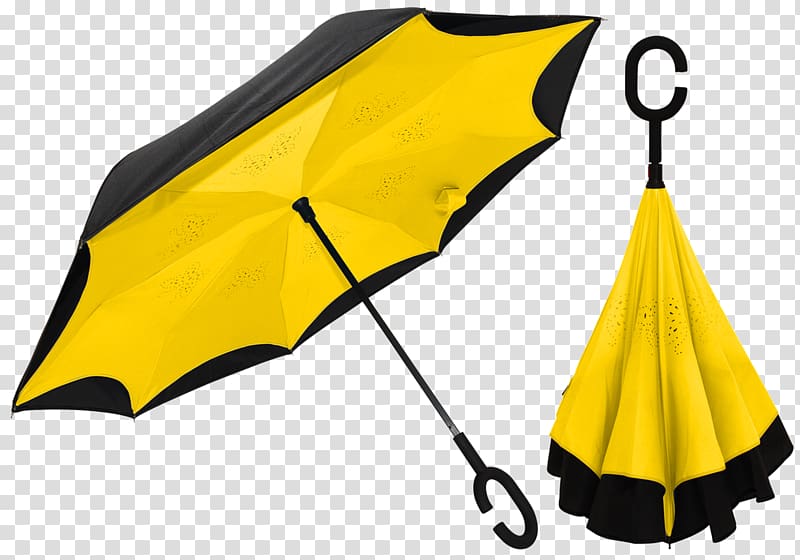 Umbrella Nylon Rain Handle Shade, yellow umbrella transparent background PNG clipart