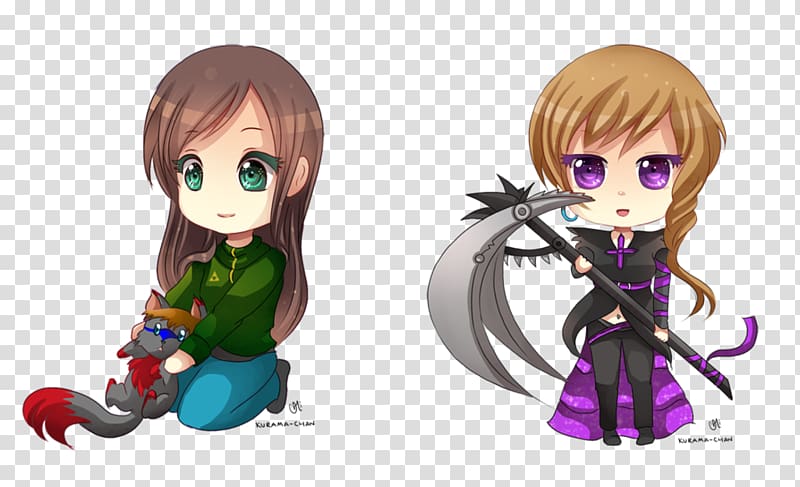 Anime Mangaka Chibi Kurama Brown hair, kurama chibi transparent background PNG clipart